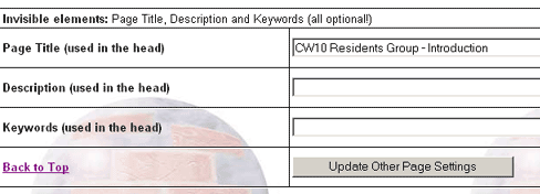 Optimise your web pages